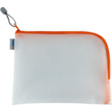 HERMA Reißverschlusstasche "Mesh Bags", din A5, orange