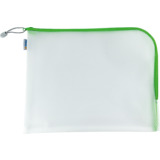 HERMA Reißverschlusstasche "Mesh Bags", din A4, grün