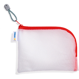 HERMA Reiverschlusstasche "Mesh Bags", din A6, rot