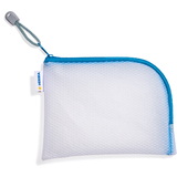 HERMA Reiverschlusstasche "Mesh Bags", din A6, blau