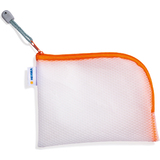 HERMA Reiverschlusstasche "Mesh Bags", din A6, orange