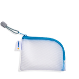 HERMA Reiverschlusstasche "Mesh Bags", din A7, blau