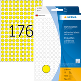 HERMA Markierungspunkte, Durchmesser: 8 mm, gelb,