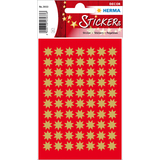 HERMA weihnachts-sticker DECOR "Sterne", 10 mm, gold