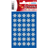 HERMA weihnachts-sticker DECOR "Sterne", 16 mm, silber