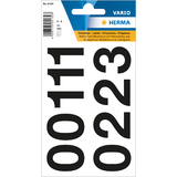 HERMA zahlen-sticker 0-9, folie schwarz, Höhe: 33 mm