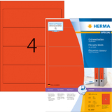 HERMA Ordnerrcken-Etiketten SPECIAL, 192,0 x 61,0 mm, rot