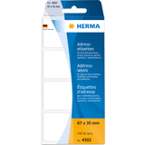 HERMA Adress-Etiketten, 67 x 35 mm, leporello gefalzt, wei