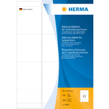 HERMA Adress-Etiketten, 67 x 38 mm, ecken abgerundet, weiß