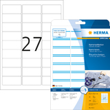 HERMA namens-etiketten SPECIAL, 63,5x29,6 mm, streifen blau