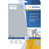 HERMA typenschild-etiketten SPECIAL, 210 x 297 mm, silber