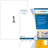 HERMA inkjet Folien-Etiketten, 210 x 297 mm, weiß