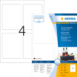HERMA flaschen-etiketten SPECIAL, 90 x 120 mm, wei