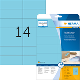 HERMA universal-etiketten SPECIAL, 105 x 42,3 mm, blau