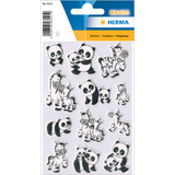 HERMA sticker MAGIC "Panda- und Zebrafamilien", Foam