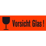 HERMA hinweisetiketten "Vorsicht Glas", 39 x 118 mm