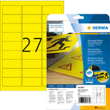 HERMA signal-etiketten SPECIAL, 63,5 x 29,6 mm, gelb