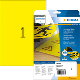 HERMA signal-etiketten SPECIAL, 210 x 297 mm, gelb