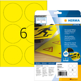 HERMA signal-etiketten SPECIAL, Durchmesser: 85 mm, gelb