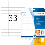 HERMA inkjet-etiketten SPECIAL, 63,5 x 25,4 mm, weiß