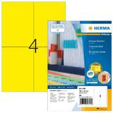 HERMA universal-etiketten SPECIAL, 105 x 148 mm, gelb