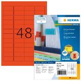 HERMA universal-etiketten SPECIAL, 45,7 x 21,2 mm, rot