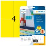 HERMA universal-etiketten SPECIAL, 105 x 148 mm, gelb
