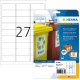 HERMA inkjet Folien-Etiketten, 63,5 x 29,6 mm, wetterfest