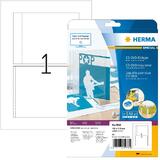 HERMA cd-einleger fr Jewelcase, 151 x 118 mm, wei