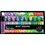 STABILO textmarker BOSS ORIGINAL, 10er karton-etui ARTY