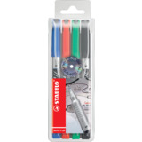 STABILO permanent-marker Write-4-all, S, 4er Kunststoff-Etui