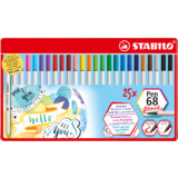 STABILO pinselstift Pen 68 brush, 25er Metall-Etui