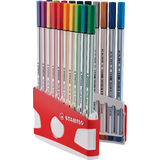 STABILO pinselstift Pen 68 brush, 20er ColorParade