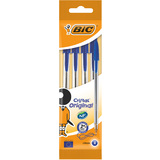 BIC kugelschreiber Cristal Original, blau, im 4er Beutel