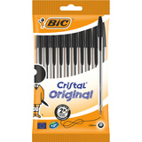 BIC kugelschreiber Cristal Original, schwarz, im 10er Beutel