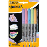 BIC permanent-marker Intensity, Pastellfarben, 5er Etui
