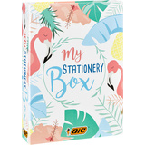 BIC zeichenset "My stationery Box" mit Notizbuch, 29-teilig
