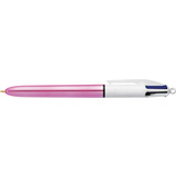 BIC druckkugelschreiber 4 colours Shine, 0,32 mm, pink
