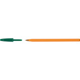 BIC kugelschreiber Orange, Strichfarbe: grün