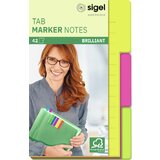 sigel haftmarker Tab marker Notes, aus Papier, 42 Blatt