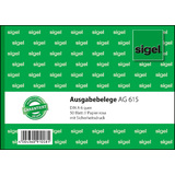 sigel formularbuch "Ausgabebeleg", a6 quer, 50 Blatt