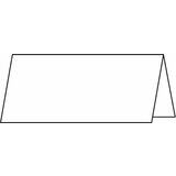 sigel Tischkarte, hochwei, 185 g/qm, 95 x 42 mm