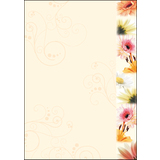 sigel Design-Papier, din A4, 90 g/qm, motiv "Flowerstyle"