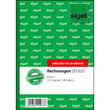 sigel formularbuch "Rechnung", A6, 2 x 40 Blatt, SD