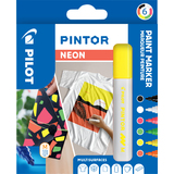 PILOT pigmentmarker PINTOR, medium, 6er set "NEON"