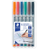STAEDTLER lumocolor NonPermanent-Marker 315M, 6er Etui