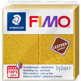 FIMO effect LEATHER Modelliermasse, ocker, 57 g