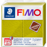 FIMO effect LEATHER Modelliermasse, olive, 57 g