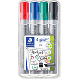 STAEDTLER lumocolor Flipchart-Marker 356B, 4er Etui