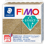 FIMO effect Modelliermasse, ofenhrtend, gold-glitter, 57 g
